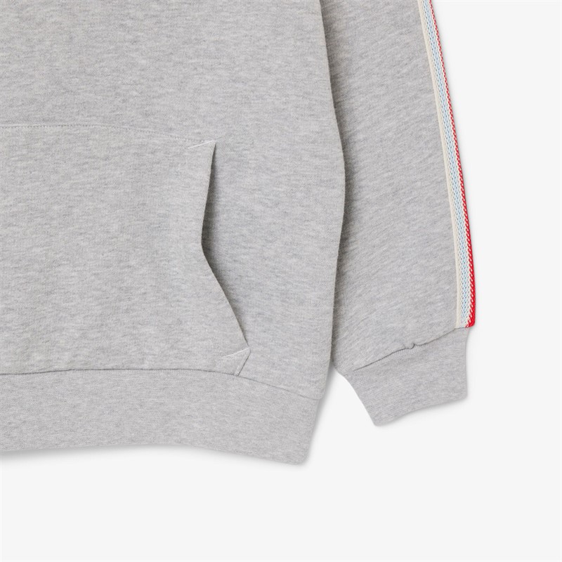Lacoste Boys Hoodie Argent Chine