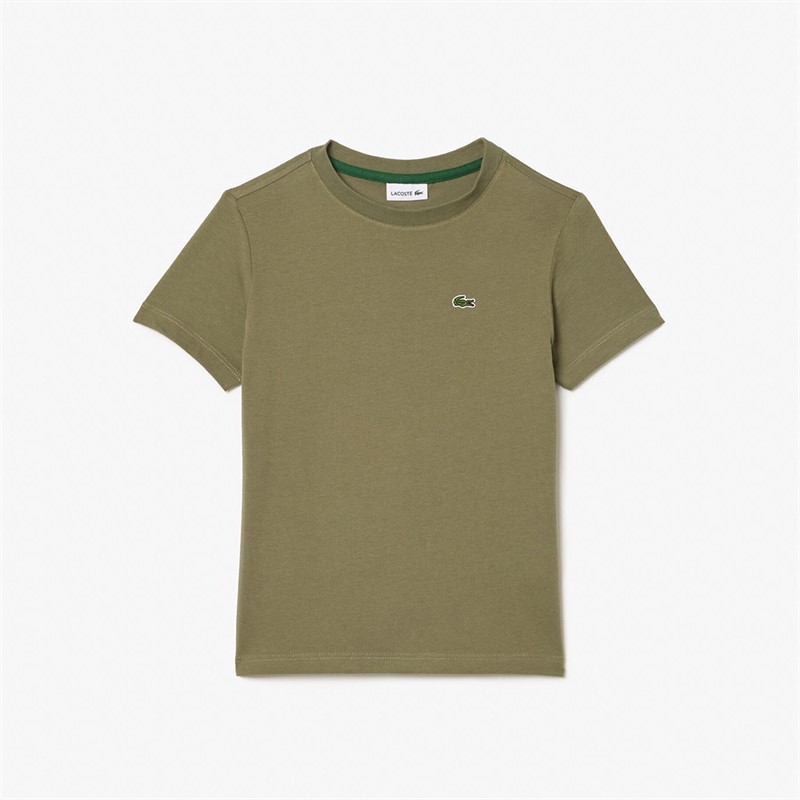 Lacoste Boys T-Shirt Khaki Kaki