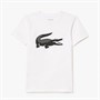 Lacoste Boys T-Shirt Blanc/Noir