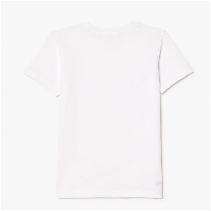 Lacoste Boys T-Shirt Blanc/Noir