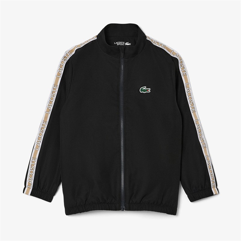 Lacoste Boys Tracksuit Noir/Vert