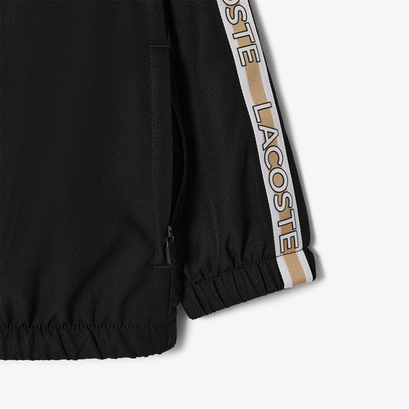 Lacoste Boys Tracksuit Noir/Vert