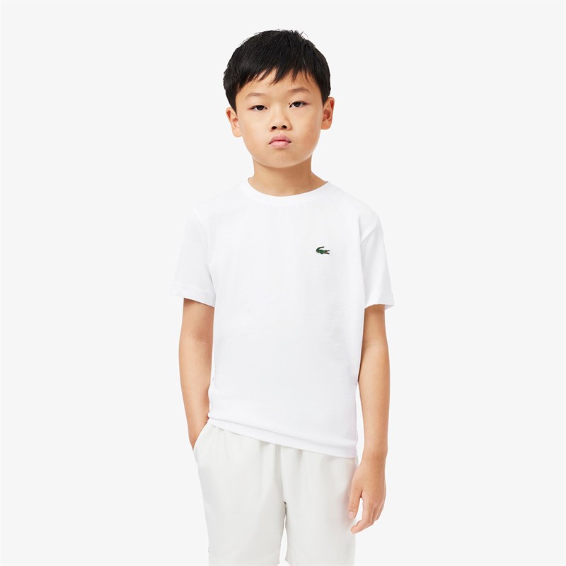 Lacoste Boys T-Shirt Blanc