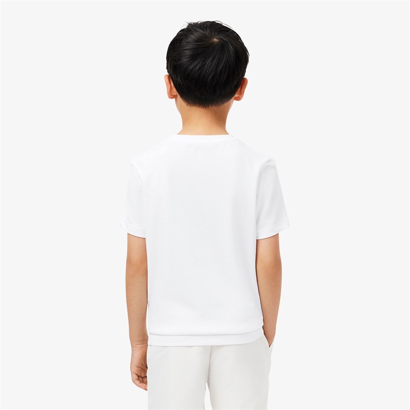 Lacoste Boys T-Shirt Blanc