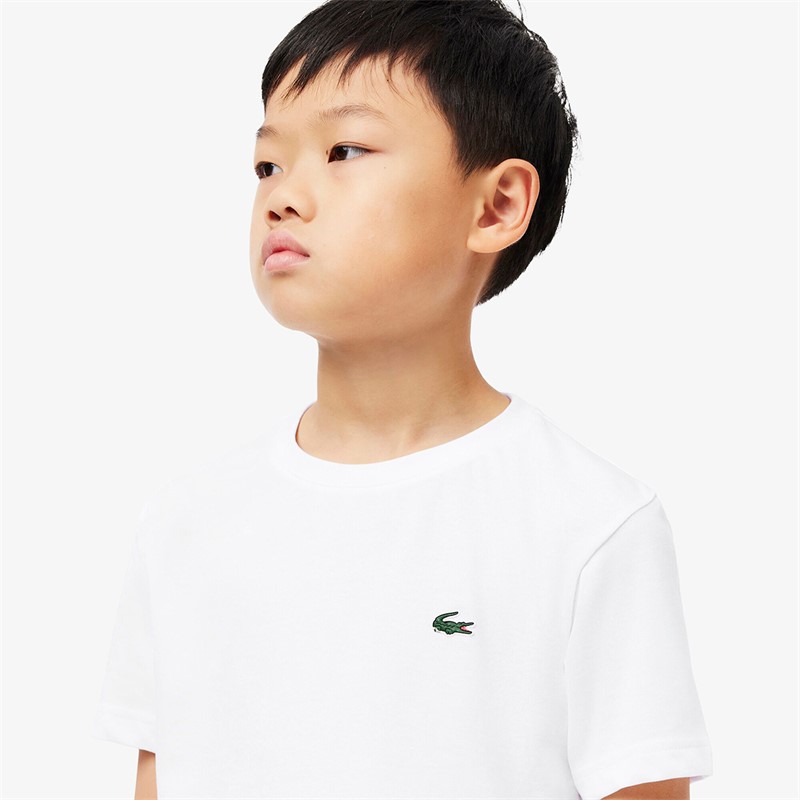 Lacoste Boys T-Shirt Blanc