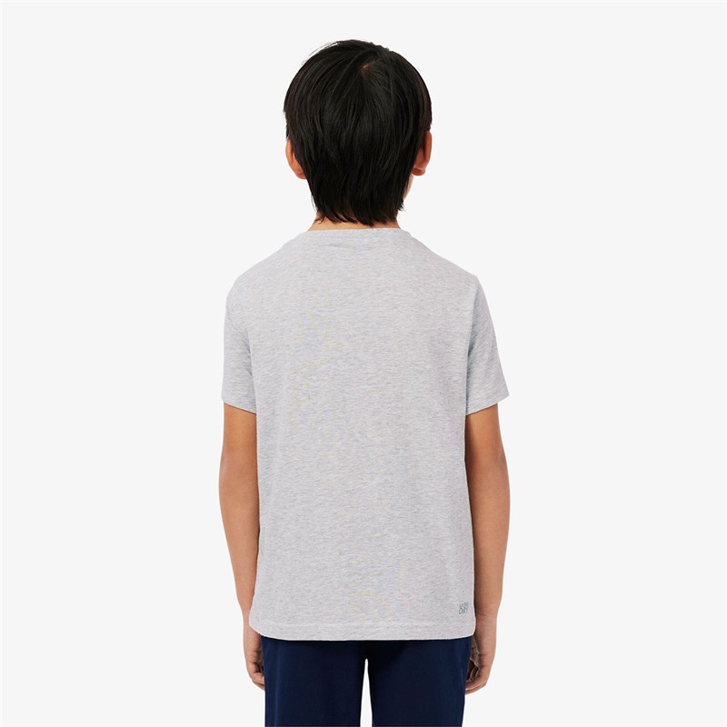 Lacoste Boys T-Shirt Argent Chine