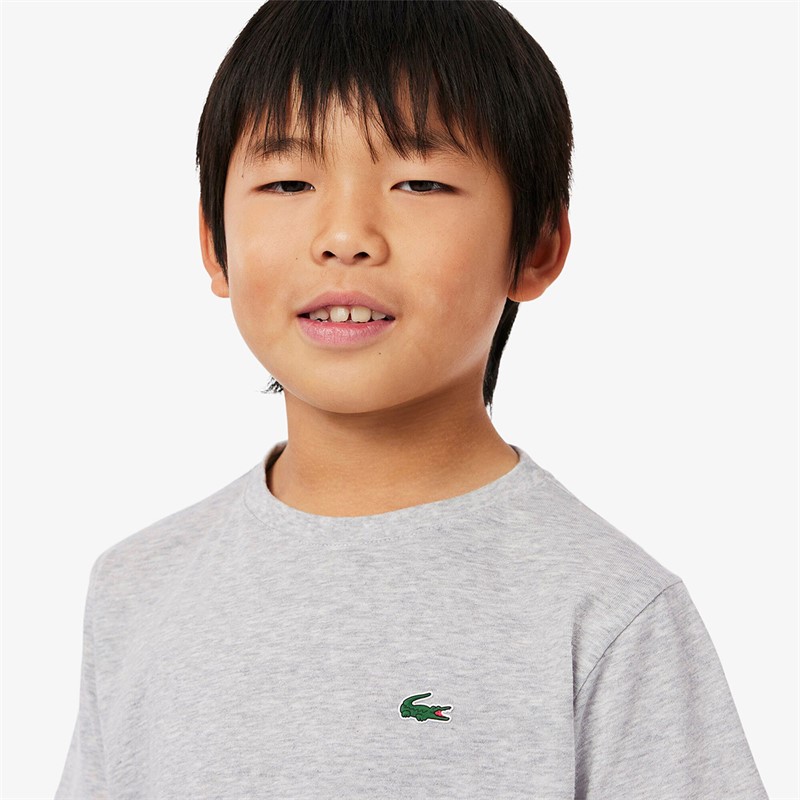 Lacoste Boys T-Shirt Argent Chine
