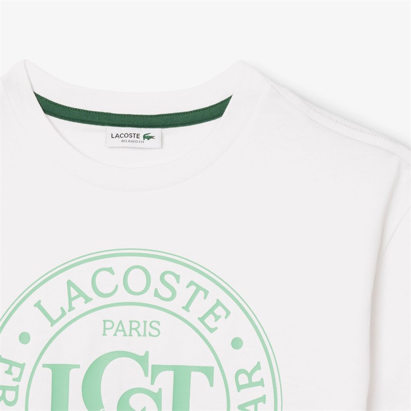 Lacoste Boys T-Shirt Blanc/Liamone