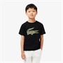 Lacoste Boys T-Shirt Noir/Khaki Noir/Kaki