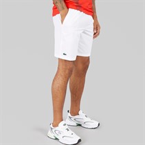 Lacoste Mens Shorts White/Mango Tree Red