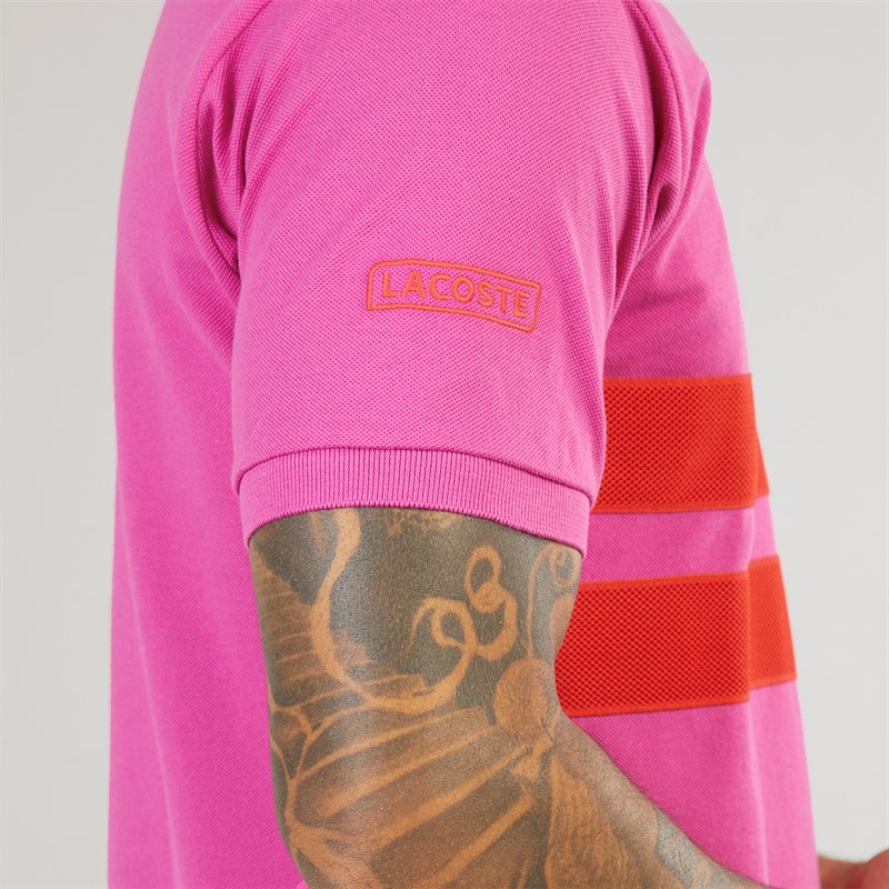 Lacoste Mens Polo Shirt Malva