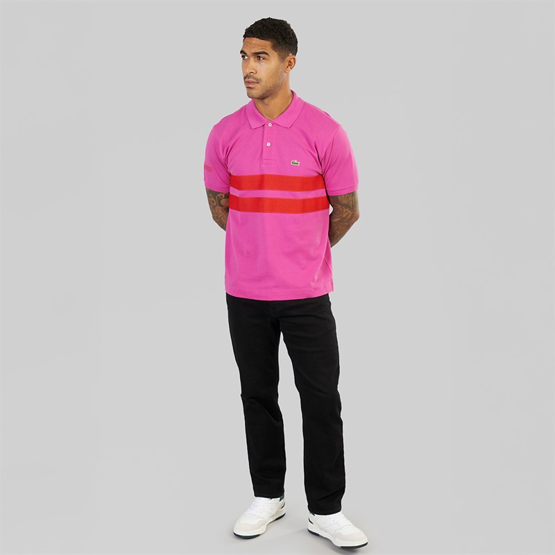 Lacoste Mens Polo Shirt Malva