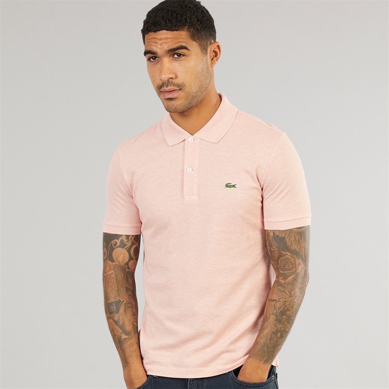 Lacoste Mens Polo Shirt Strawberry Chine