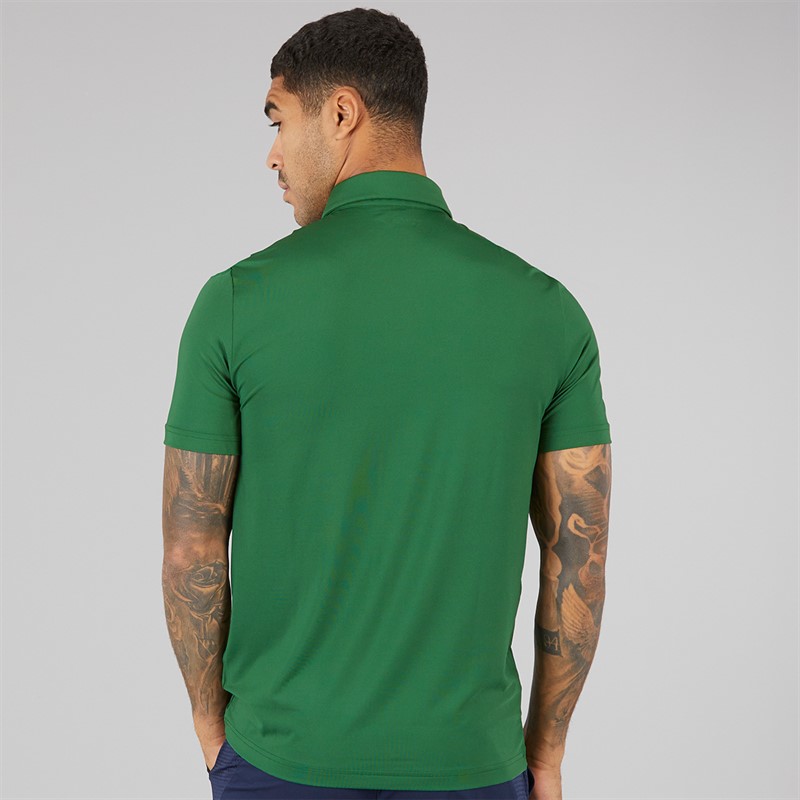 Lacoste Mens Polo Shirt Green/Rill Navy Blue