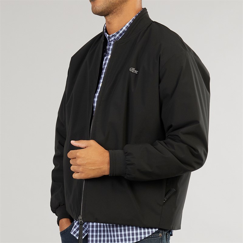 Lacoste Mens Bomber Jacket Black