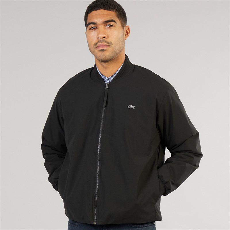 Lacoste Mens Bomber Jacket Black