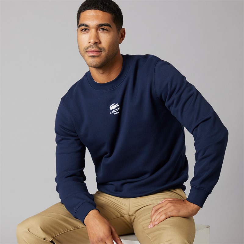 Lacoste Mens Sweatshirt Navy Blue