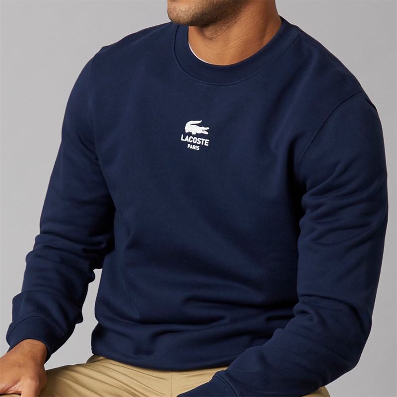 Lacoste Mens Sweatshirt Navy Blue