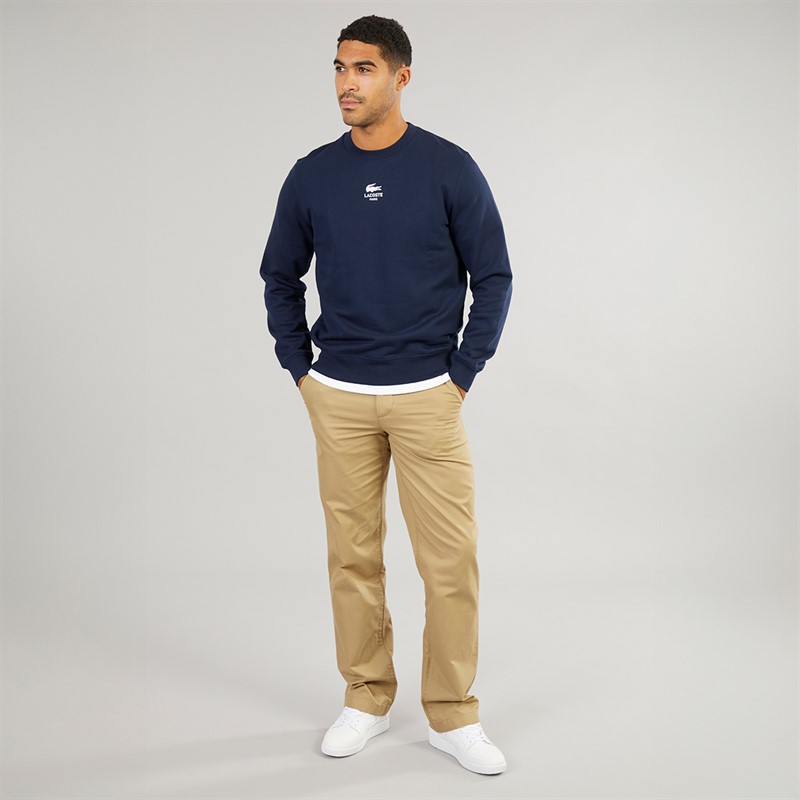 Lacoste Mens Sweatshirt Navy Blue