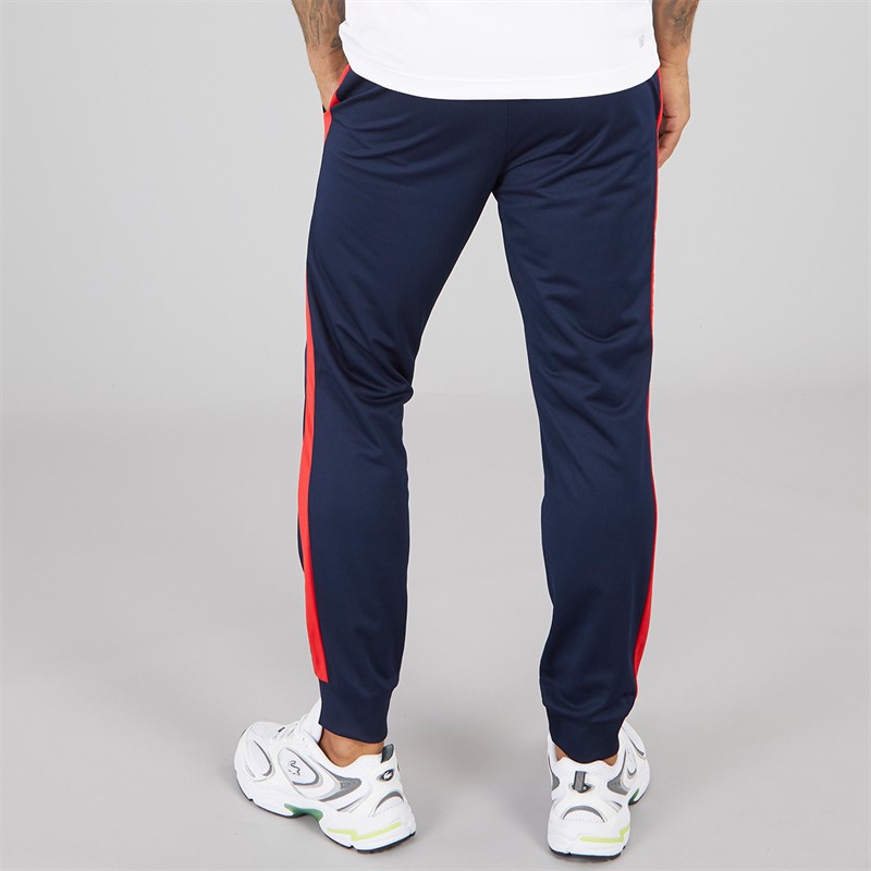 Lacoste Mens Logo Joggers Navy Blue/Grenadine