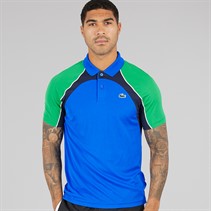 Lacoste Mens Colour Block Polo Shirt Gipsy Blue/Calathea Navy