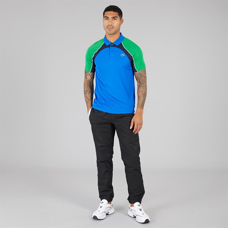 Lacoste Mens Colour Block Polo Shirt Gipsy Blue/Calathea Navy