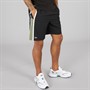 Lacoste Mens Colour Block Stripe Shorts Black/Khaki White