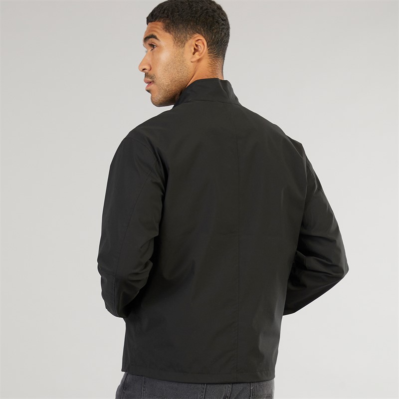 Lacoste Mens Harrington Windbreaker Jacket Black