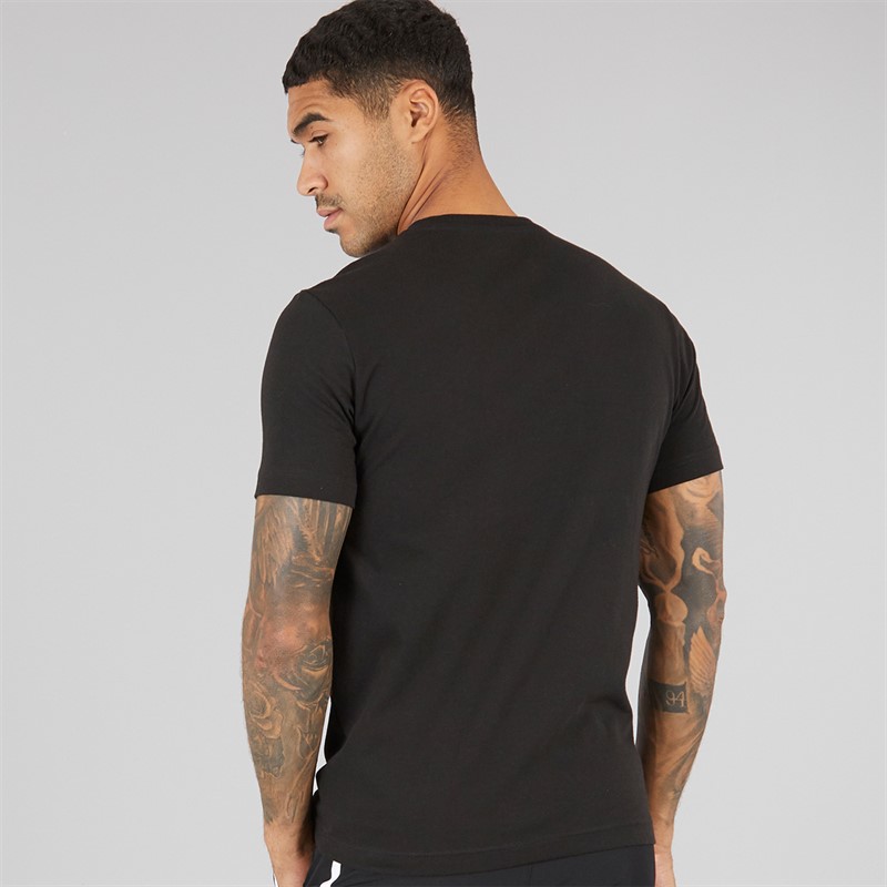Lacoste Mens Graphic T-Shirt Black