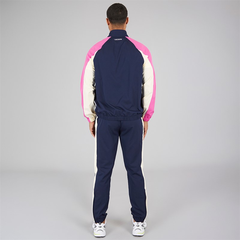 Lacoste Mens Tracksuit Navy Blue/Lapland Malva
