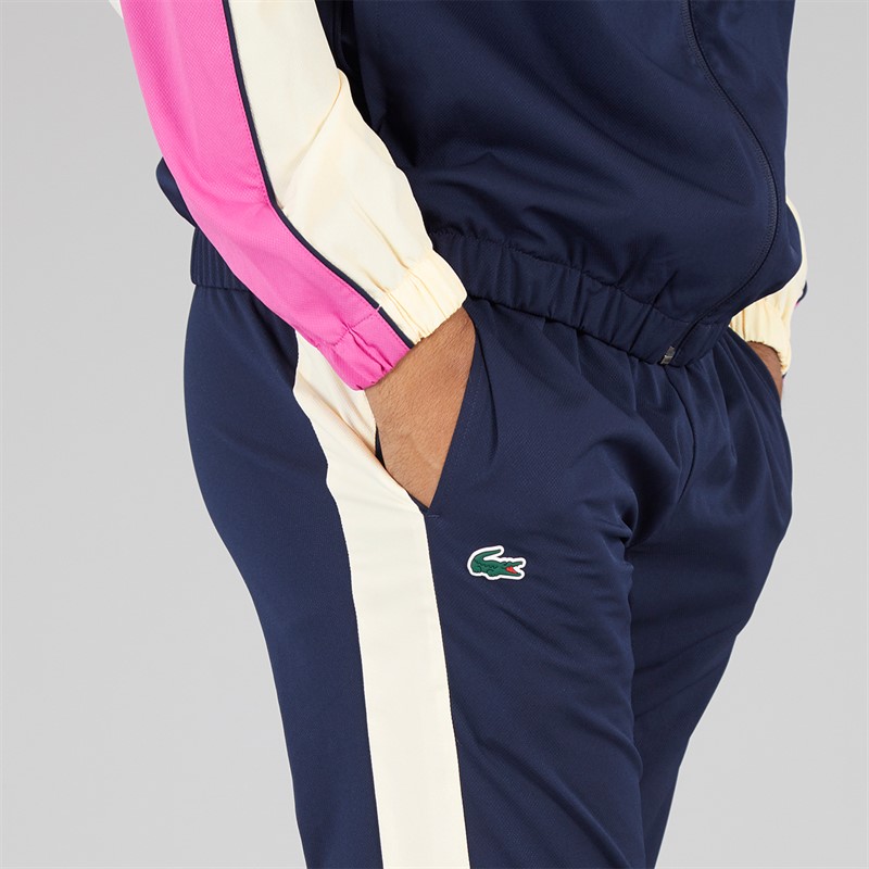 Lacoste Mens Tracksuit Navy Blue/Lapland Malva
