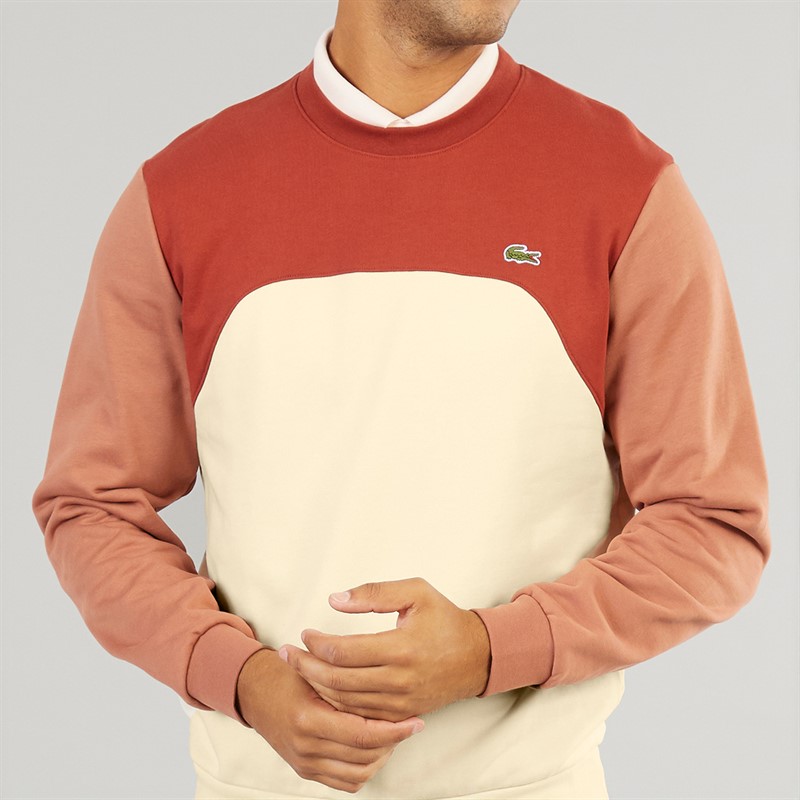 Lacoste Mens Colour Block Sweatshirt Lapland/Iberis Track