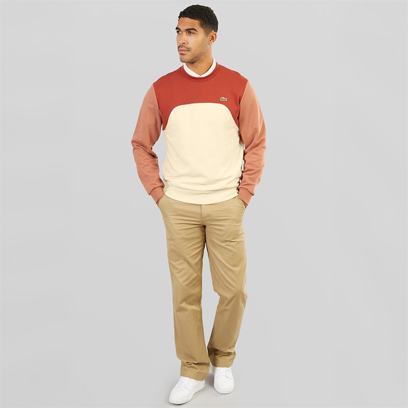 Lacoste Mens Colour Block Sweatshirt Lapland/Iberis Track