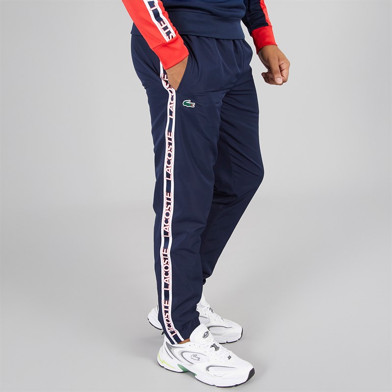 Lacoste Mens Logo Joggers Navy Blue