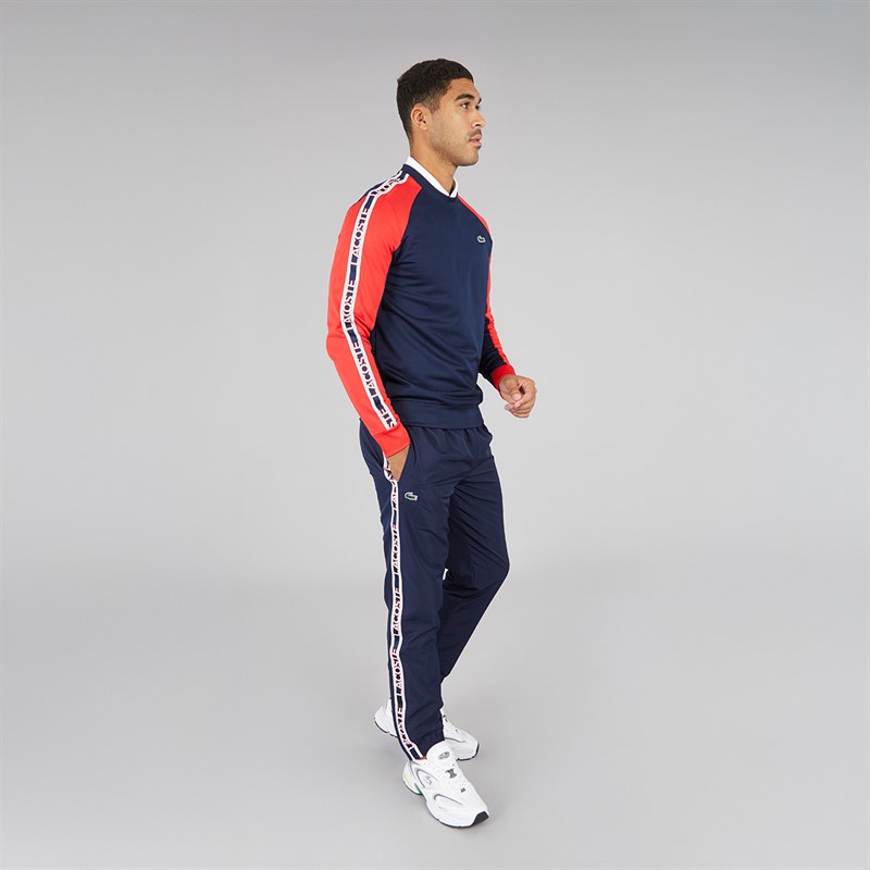 Lacoste Mens Logo Joggers Navy Blue