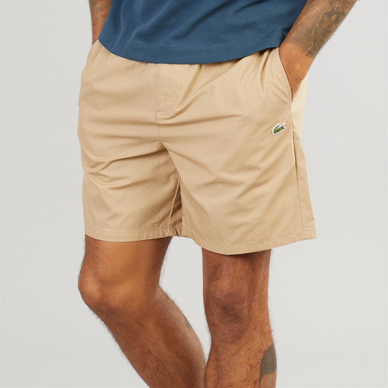 Lacoste Mens Relaxed Fit Poplin Shorts Viennese