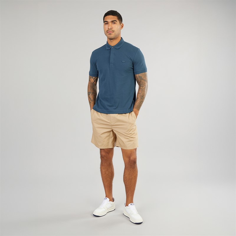 Lacoste Mens Relaxed Fit Poplin Shorts Viennese