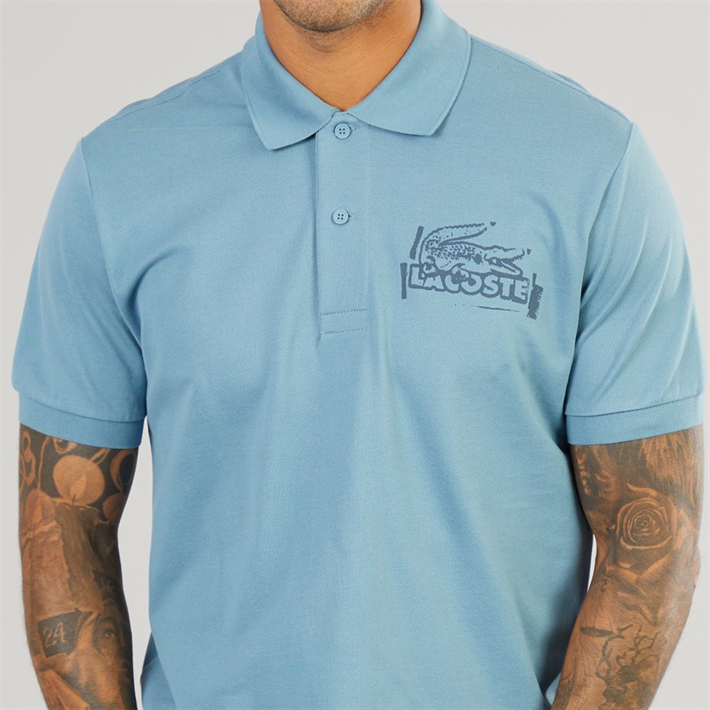 Lacoste Mens Polo Shirt Limestone/Falcon