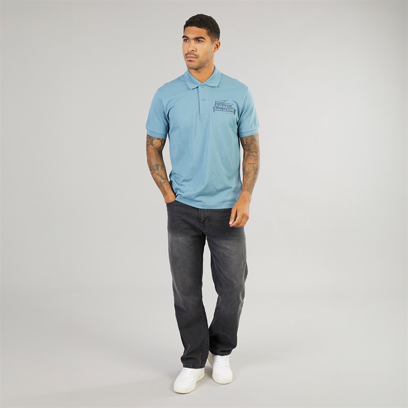 Lacoste Mens Polo Shirt Limestone/Falcon