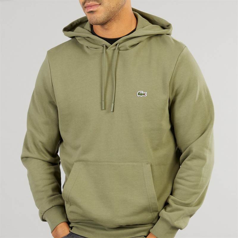 Lacoste Mens Hoodie Khaki