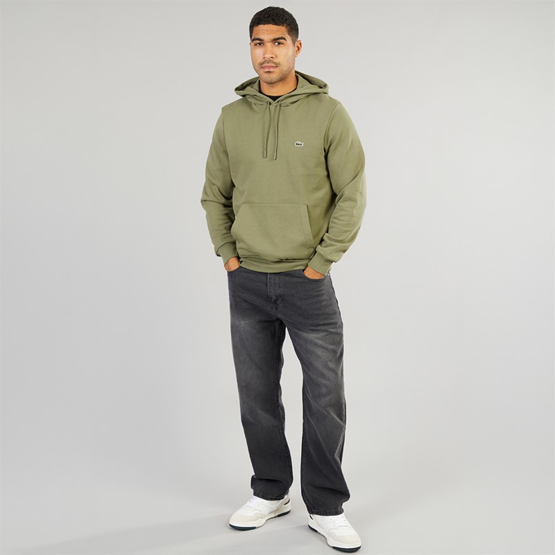 Lacoste Mens Hoodie Khaki