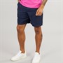 Lacoste Mens Linen Blend Shorts Navy Blue