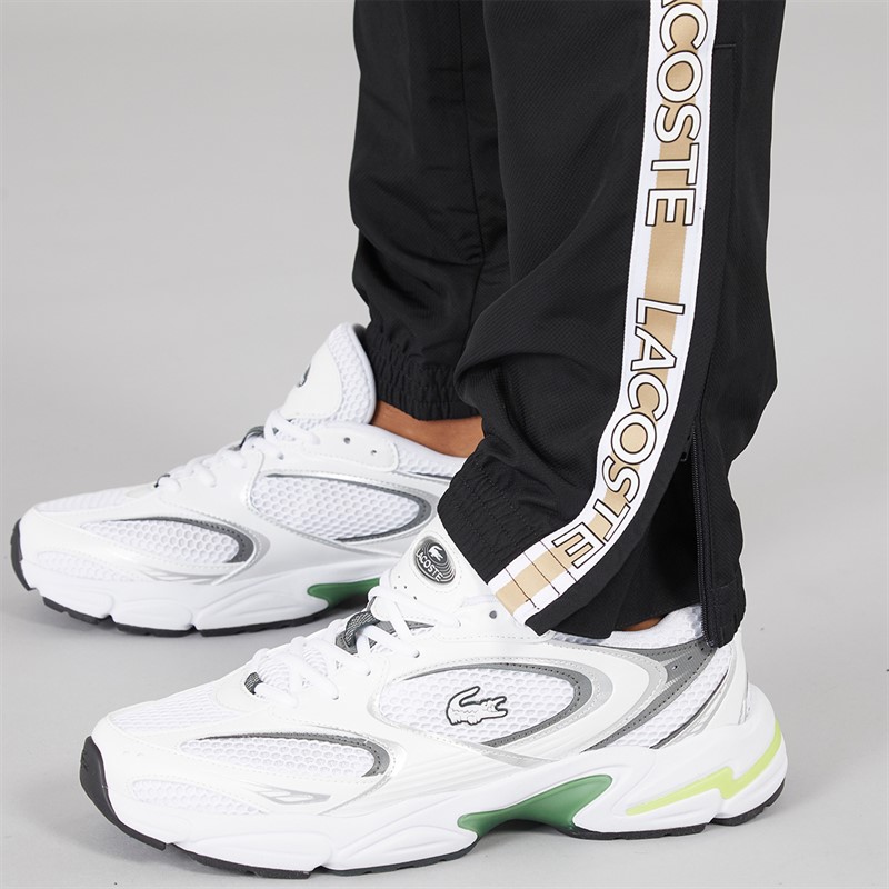 Lacoste Mens Logo Joggers Black