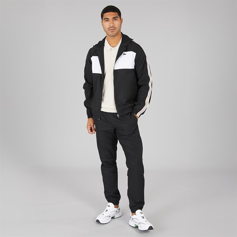 Lacoste Mens Logo Joggers Black