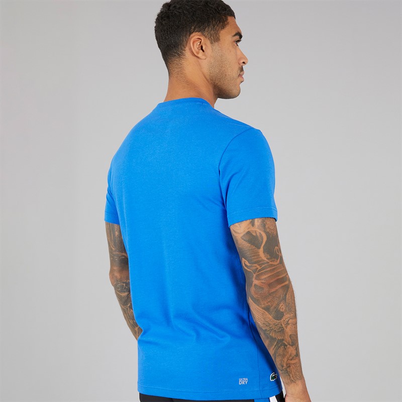 Lacoste Mens Graphic T-Shirt Gipsy Blue