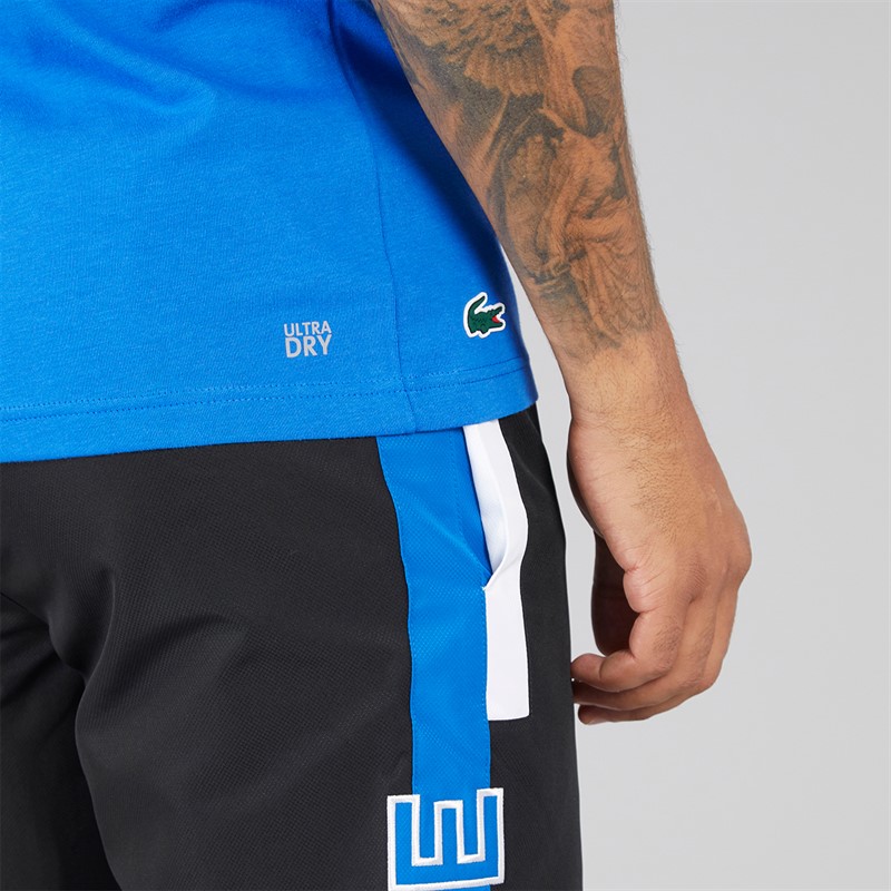Lacoste Mens Graphic T-Shirt Gipsy Blue