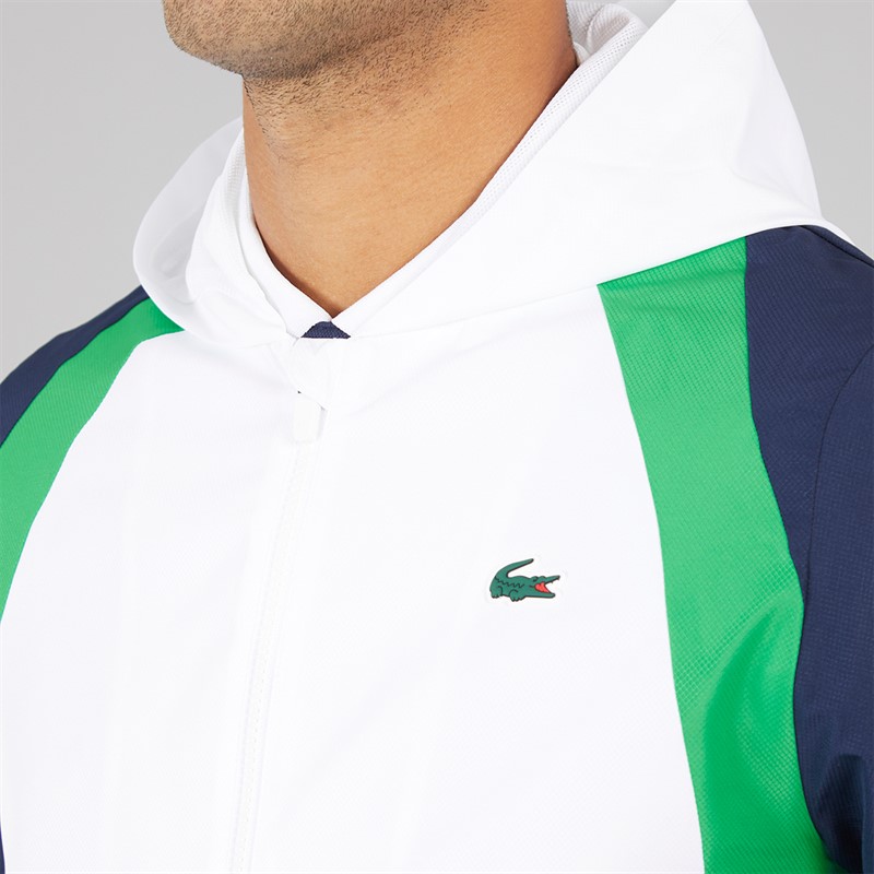 Lacoste Mens Tracksuit White/Calathea Navy Blue