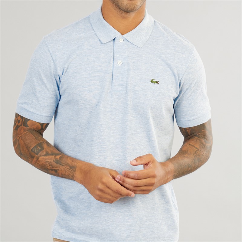 Lacoste Mens Polo Shirt Heather Cove
