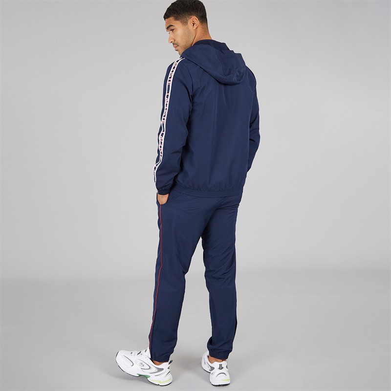 Lacoste Mens Tracksuit Navy Blue/Grenadine
