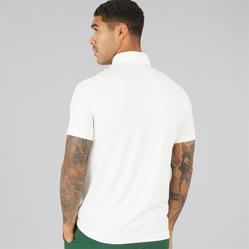 Lacoste Mens Colour Block Polo Shirt Flour/Green Rill